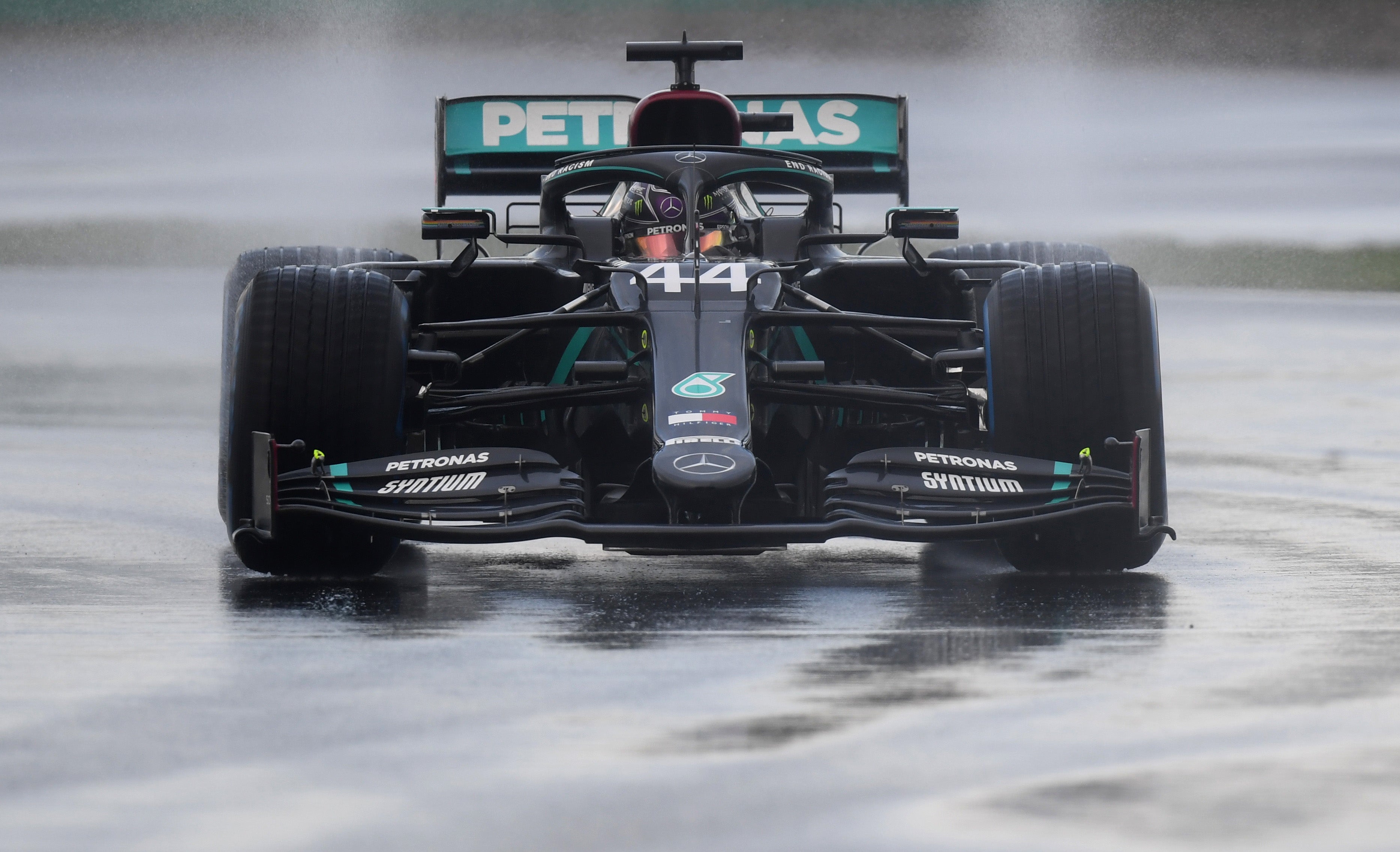 Lewis Hamilton struggled his way to sixth place