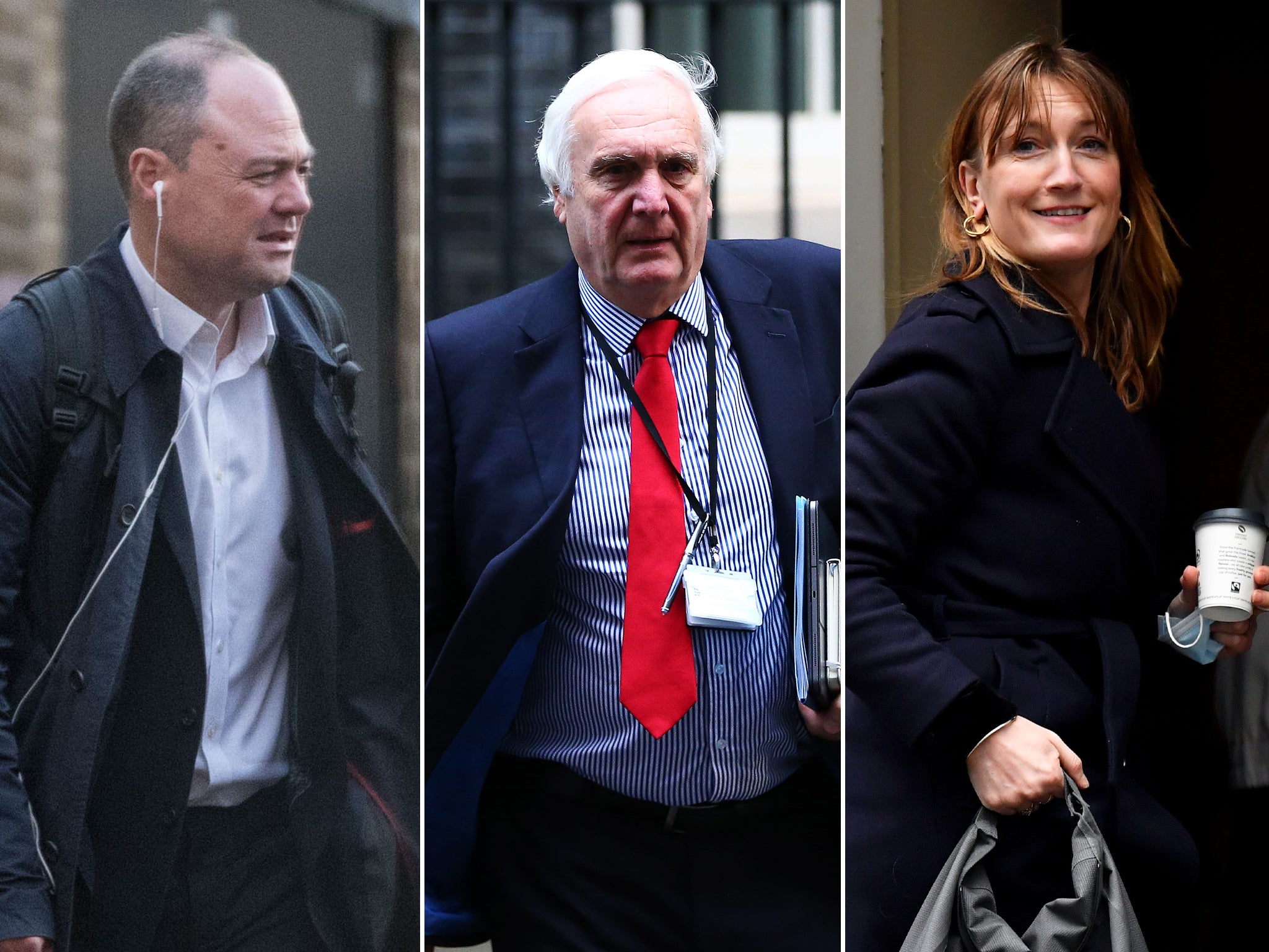James Slack, Sir Edward Lister and Allegra Stratton all have top roles in Downing Street