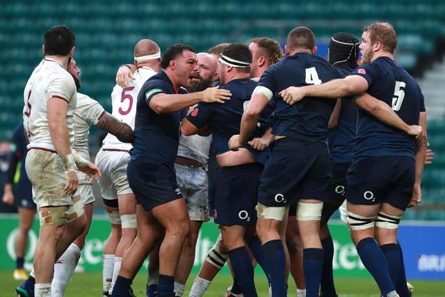 England dominated Georgia at the set-piece in their 40-0 victory
