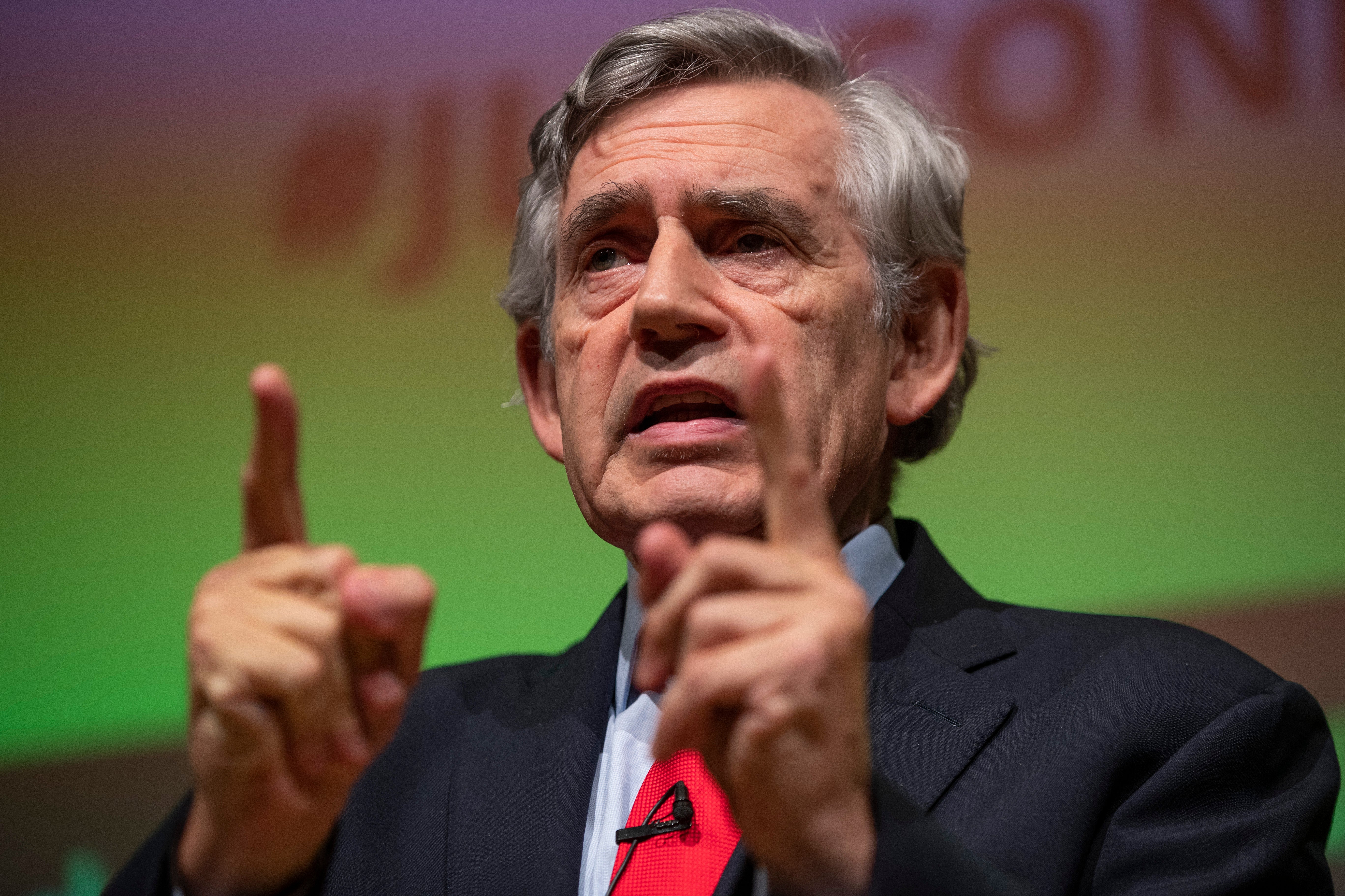 Gordon Brown is urging world leaders to address vaccine inequality.