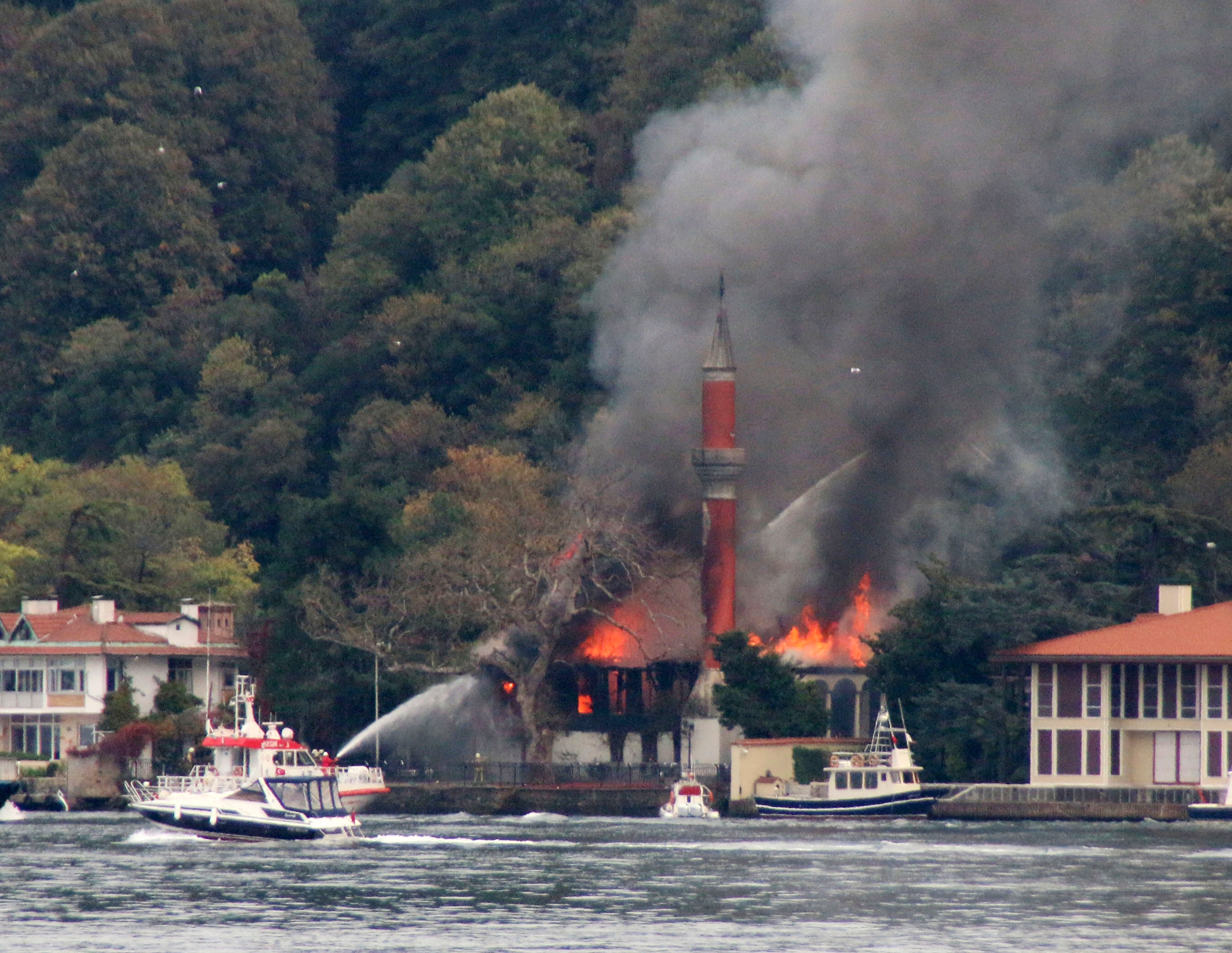 Turkey Mosque Fire