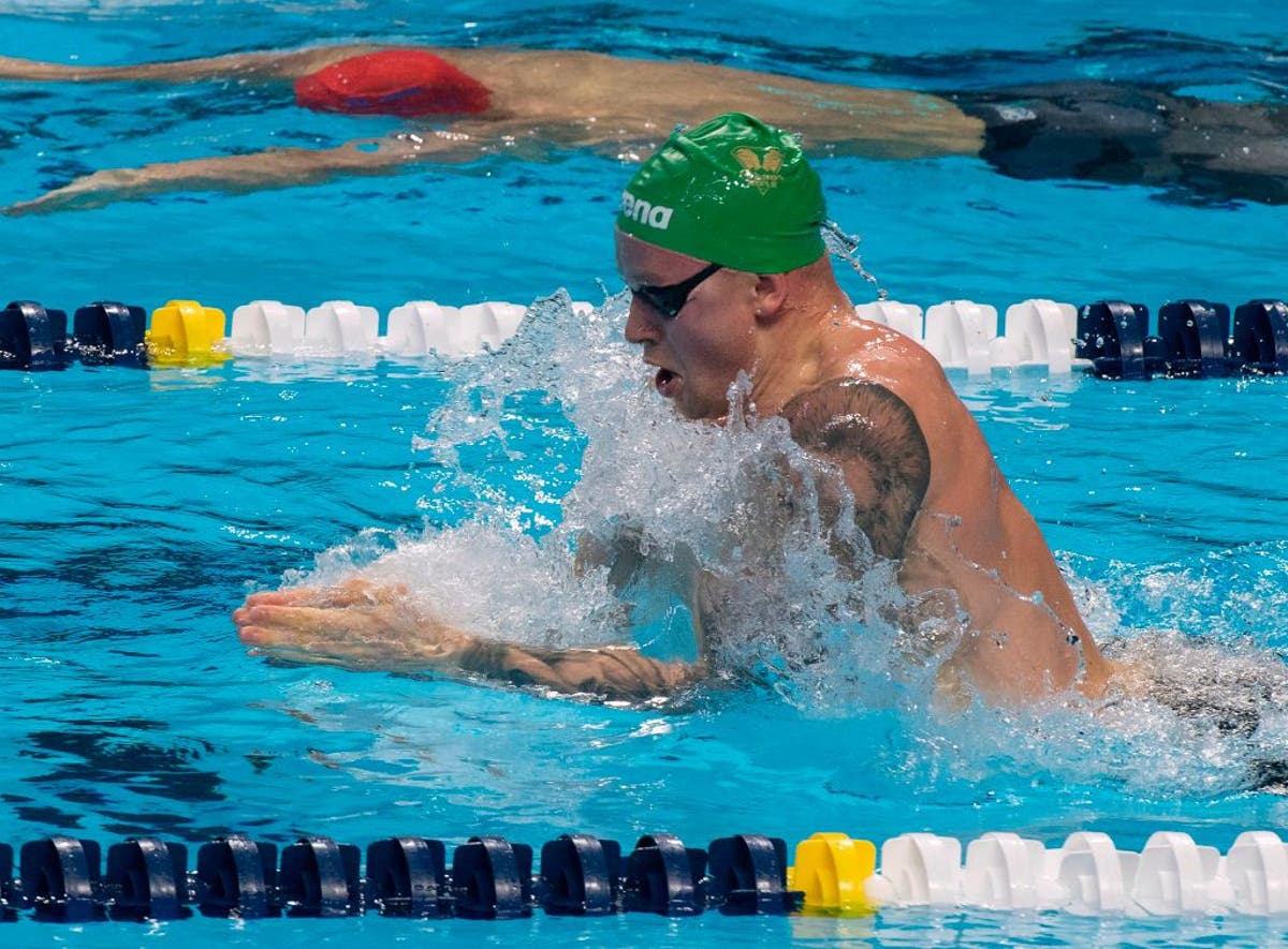 Adam Peaty breaks short course 100m breaststroke world record at International Swimming League