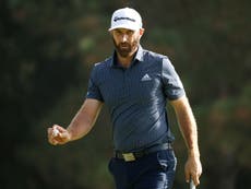 Leader Johnson battles nerves in final round at The Masters
