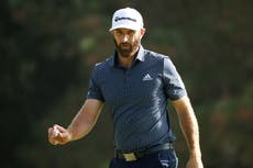 Leader Johnson battles nerves in final round at The Masters