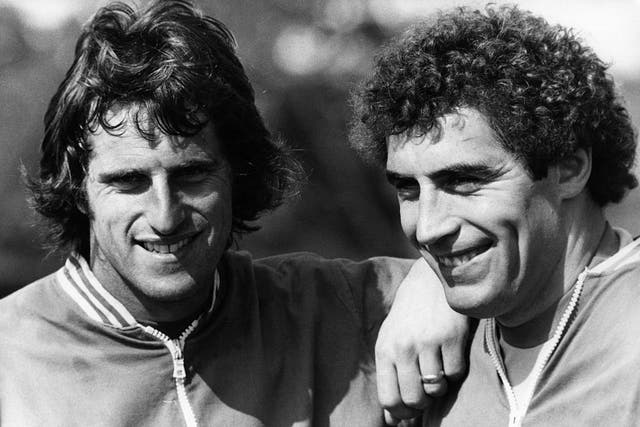 Ray Clemence and Peter Shilton in their England days