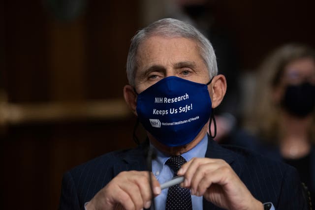 <p>El doctor Anthony Fauci, director del Instituto Nacional de Alergia y Enfermedades Infecciosas asiste a una audiencia en el Senado, Washington, el 23 de septiembre de 2020.</p>