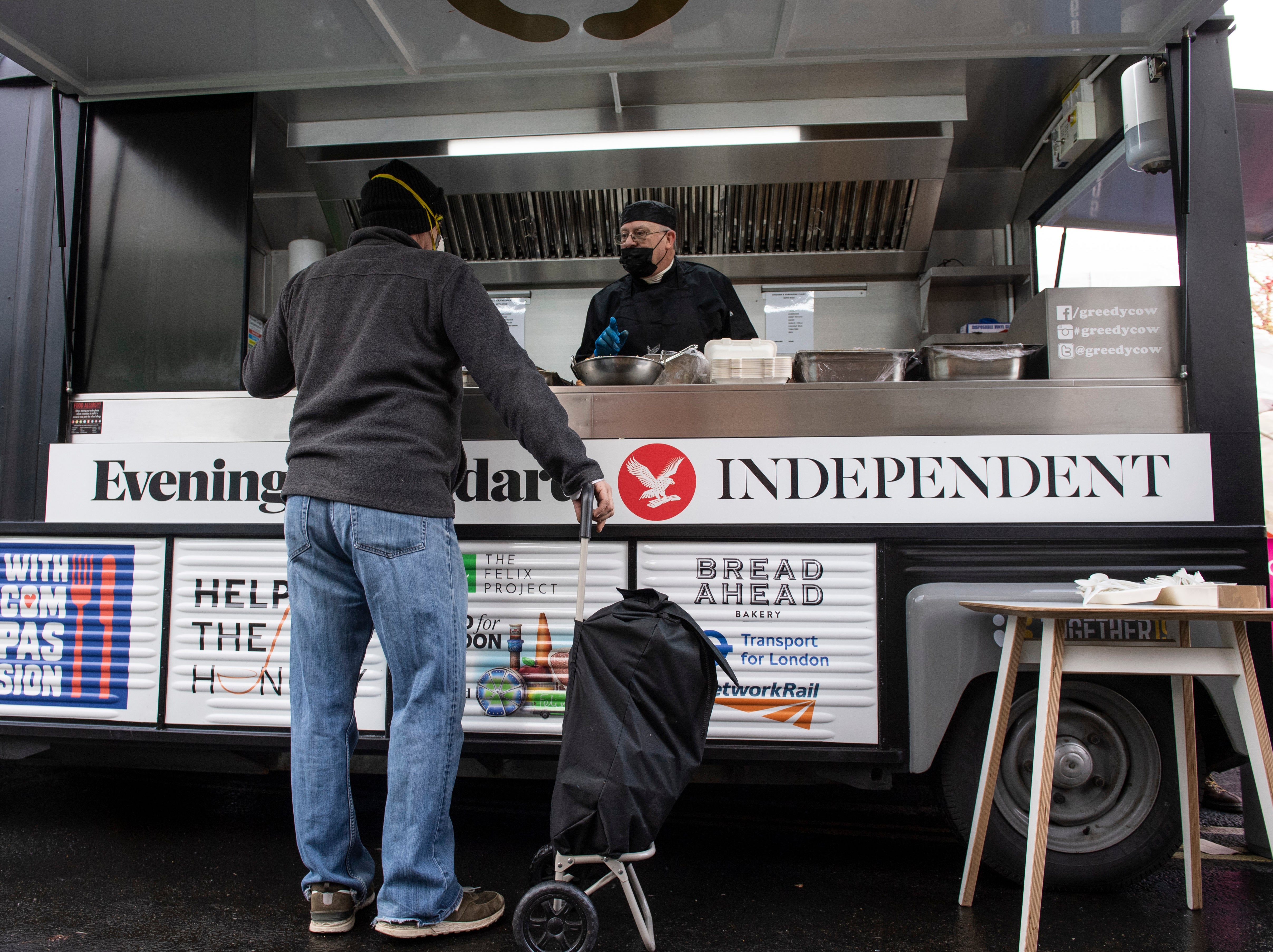 The Independent’s food truck helps parents feed their children while looking for work