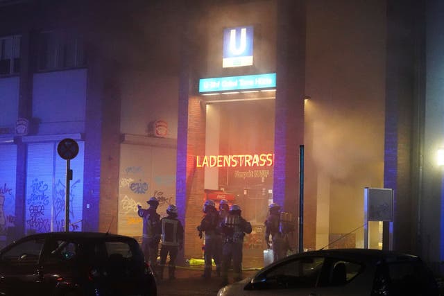Germany Subway Station Fire