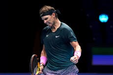 Nadal off to good start but players feel absence of fans at ATP Finals