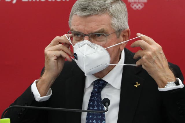 IOC president Thomas Bach in Tokyo ahead of next summer’s Olympic Games