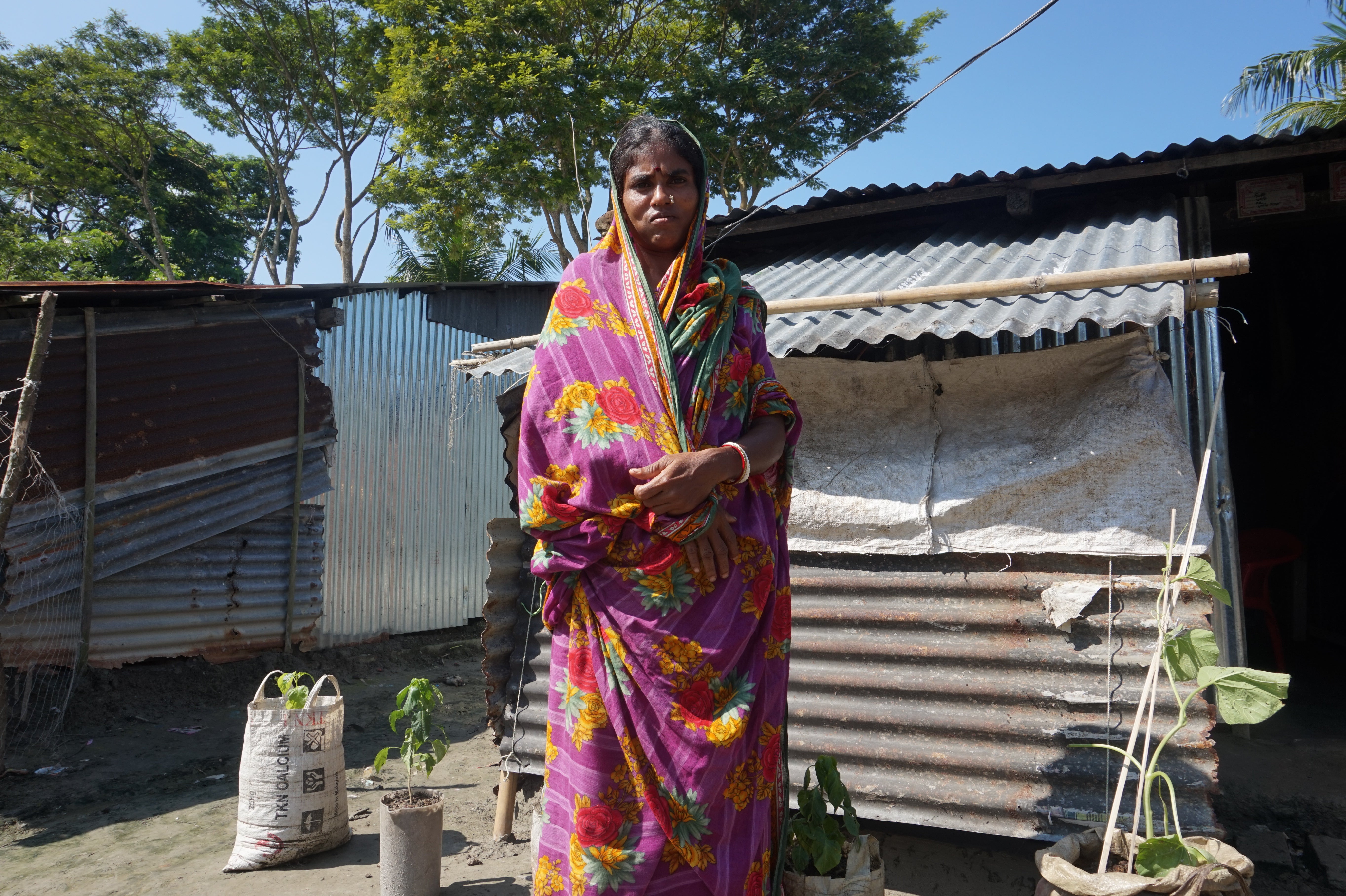 Lipi almost lost her young son in a flood while she was sleeping at home in Bangladesh