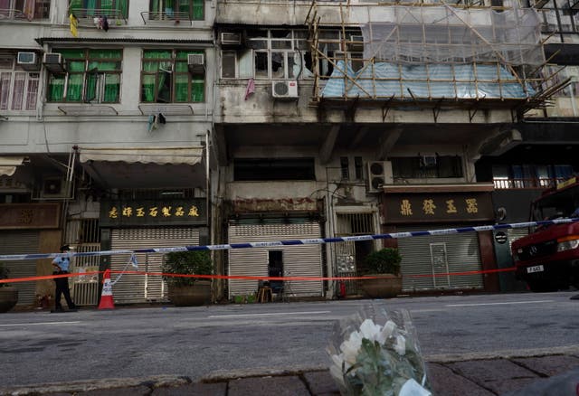 HONG KONG-INCENDIO