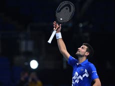 Djokovic thrashes debutant Schwartzman at ATP Finals