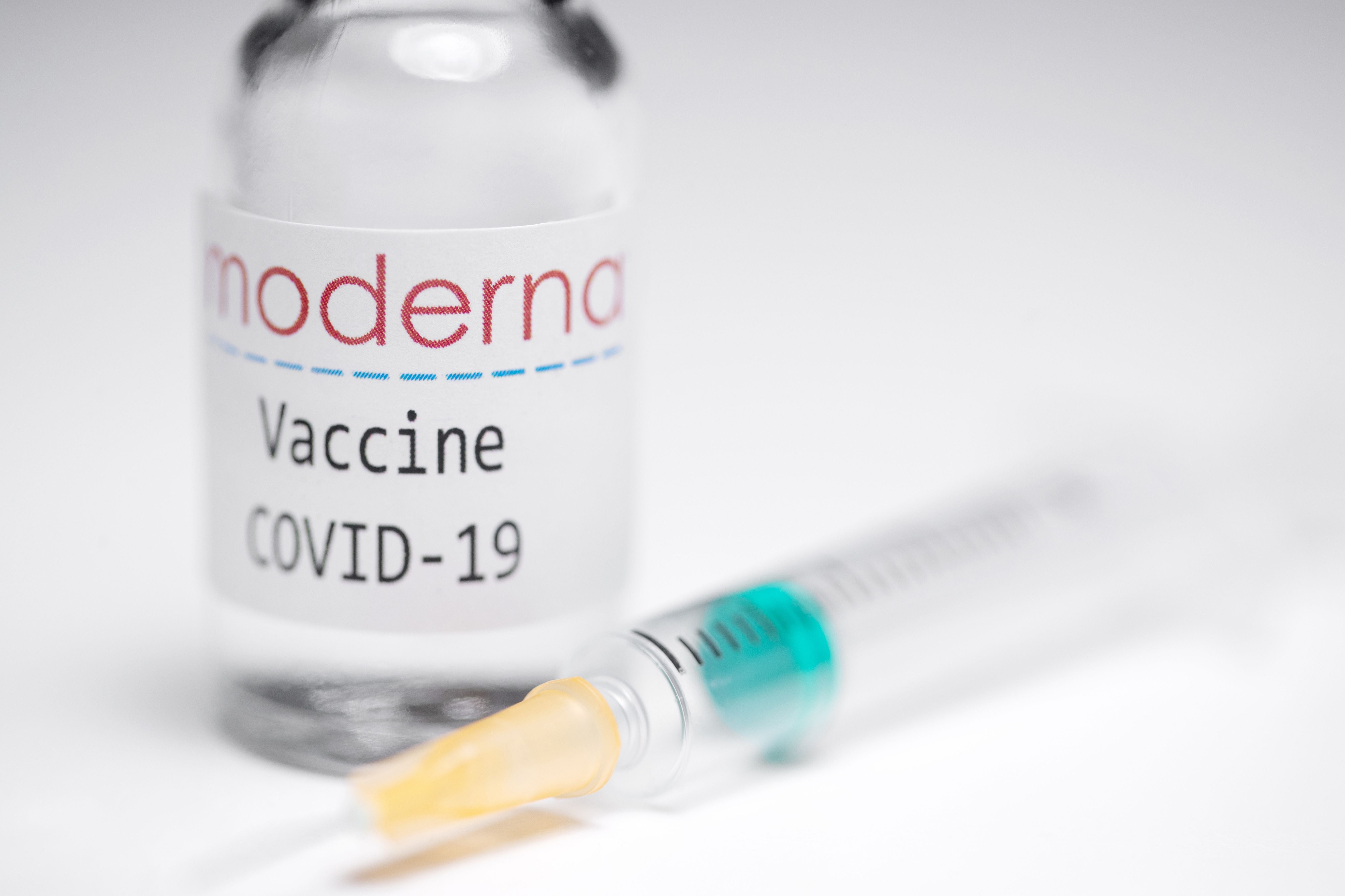The Moderna vaccine can be stored at fridge temperature