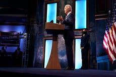 The Latest: Biden cites need for Trump to share virus plans