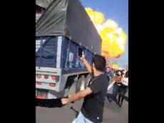 Highway gas explosion kills at least 14 motorists in Mexico