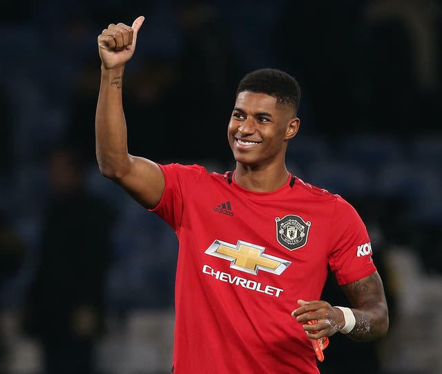 <p>Manchester United striker Marcus Rashford will help to distribute books to under-privileged children</p>