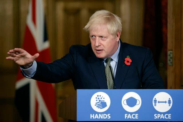 Virus Outbreak Britain Boris Johnson