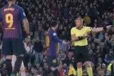 Messi told to ‘show Liverpool some respect’ by referee in new footage