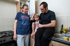 Smiles at the end of a lockdown journey that left a father in tears