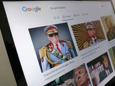 Trump is top search result for ‘tin-pot dictator’ on Google Images