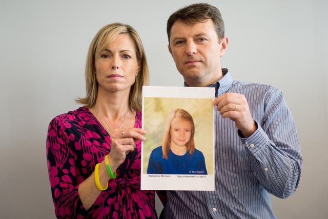 <p>Kate and Gerry McCann are hopeful about Madeleine </p>