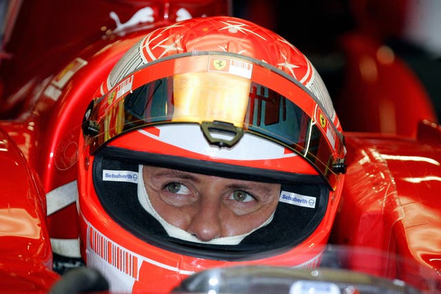 <p>Michael Schumacher pictured in 2007</p>