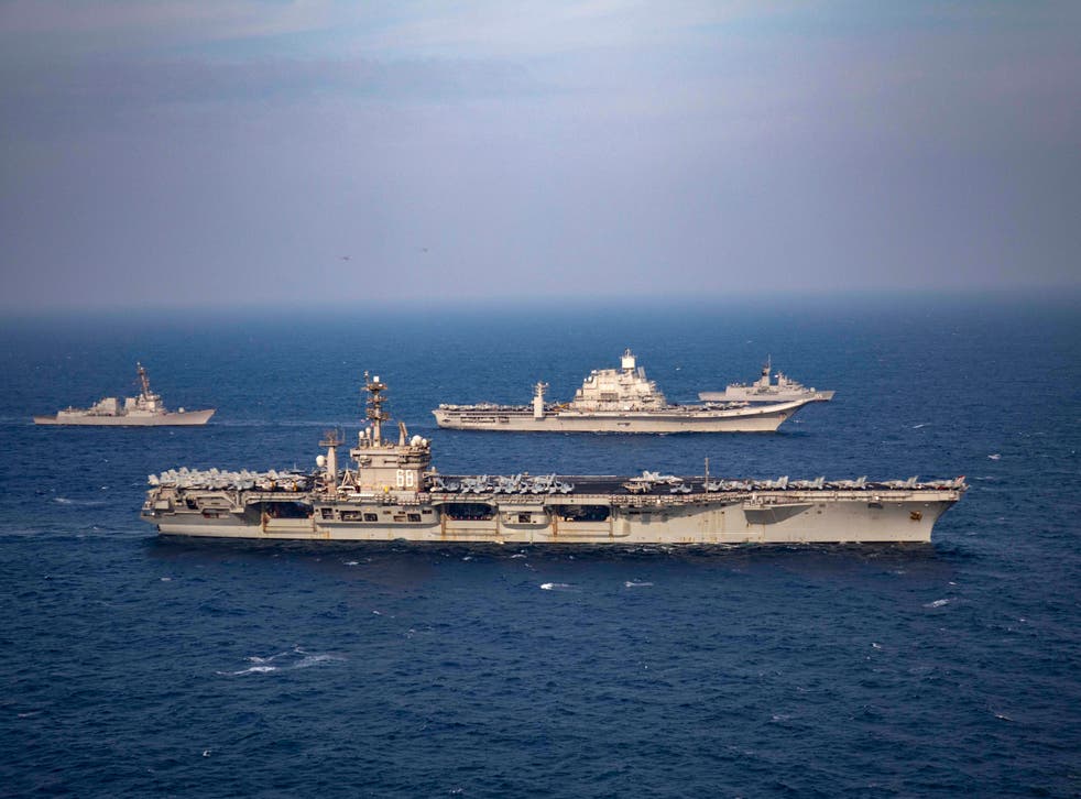 INDIA-EJERCICIOS NAVALES