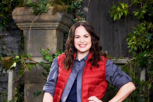 Giovanna Fletcher poses for a promo image for I’m a Celebrity... Get Me Out of Here!