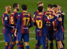 Barcelona ordered to reduce player wage bill by 40 per cent