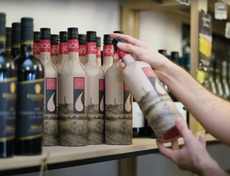 Paper wine bottles designed to reduce emissions go on sale