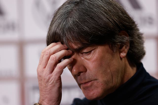 Joachim Low is under pressure following a downturn in Germany’s results this year