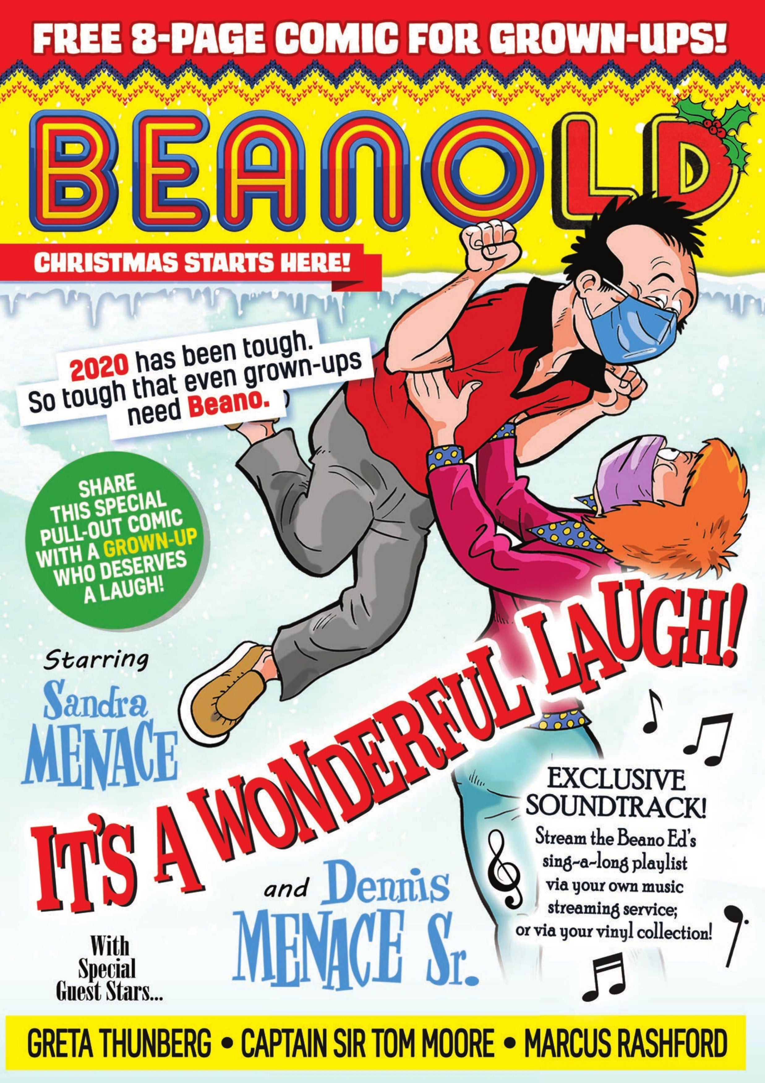 The front page of the BeanOLD, published this week