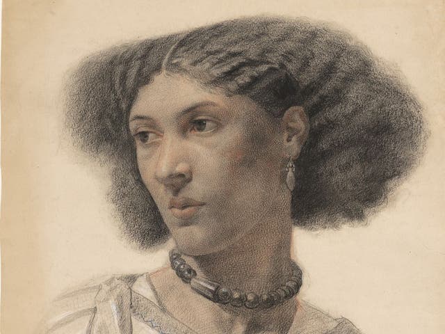 Fanny Eaton in a sketch by Dante Gabriel Rossetti