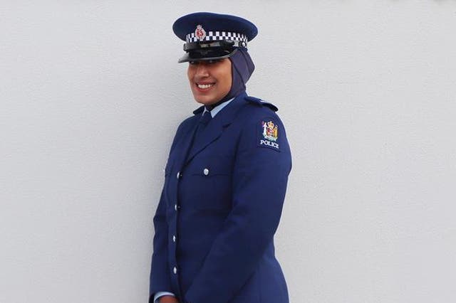<p>Constable Zeena Ali is New Zealand police’s first member to wear a specially designed hijab as part of her uniform.</p>