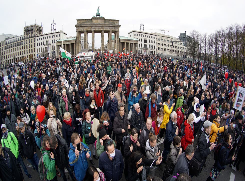 CORONAVIRUS-ALEMANIA-PROTESTAS