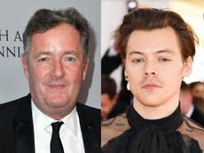 Piers Morgan says Harry Styles wearing a dress is ‘a bit weird’