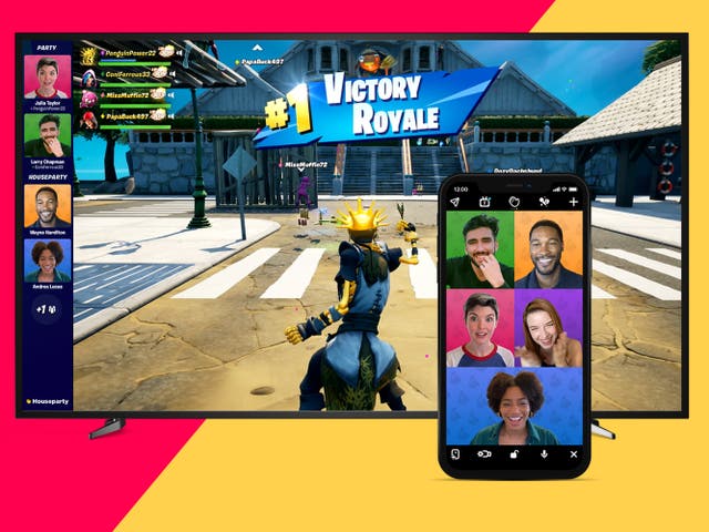 Fortnite and Houseparty are collaborating to bring video chat to the hit battle royale game