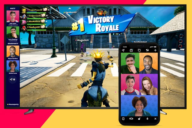 Fortnite and Houseparty are collaborating to bring video chat to the hit battle royale game