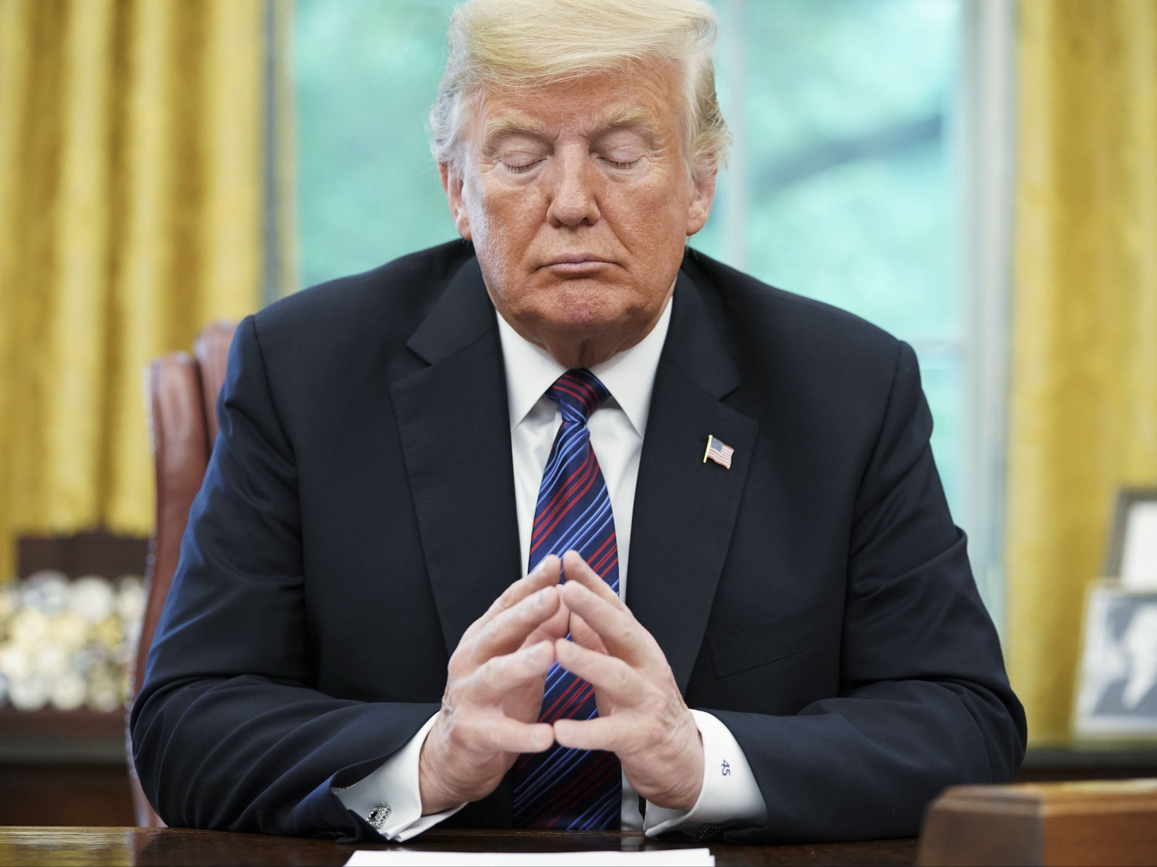 President blames media for covering up US Covid success – follow live