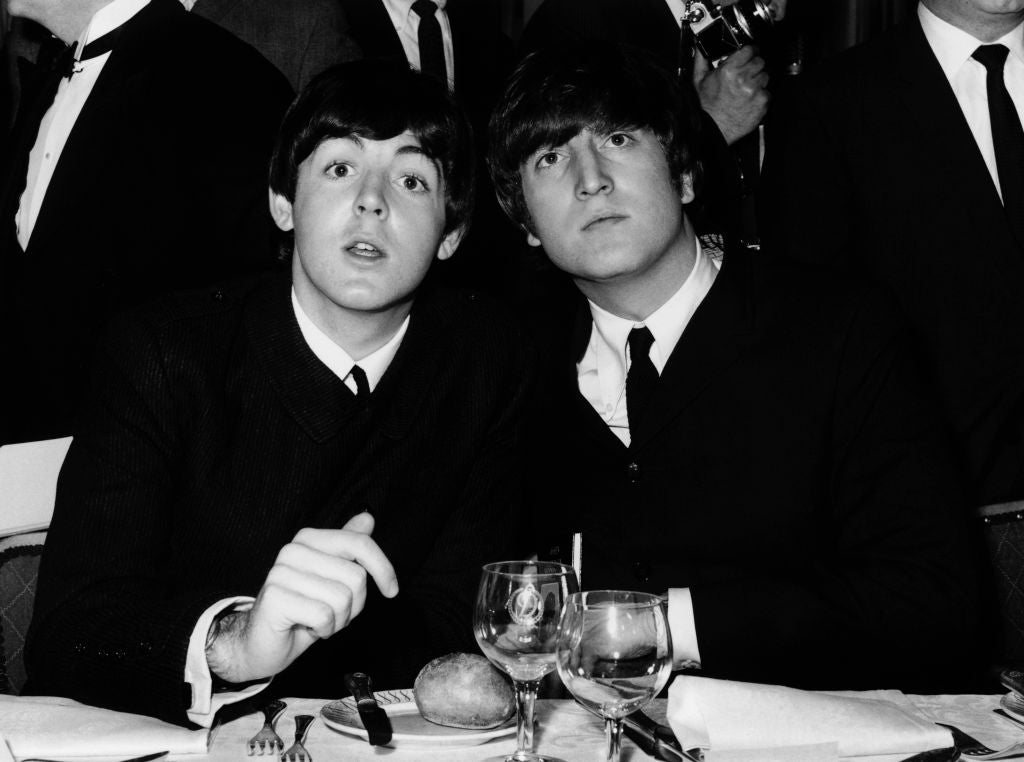 Paul McCartney and Lennon in 1964