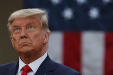 Trump boasts Covid mortality rate is ‘85% down’ as deaths hit 250,000