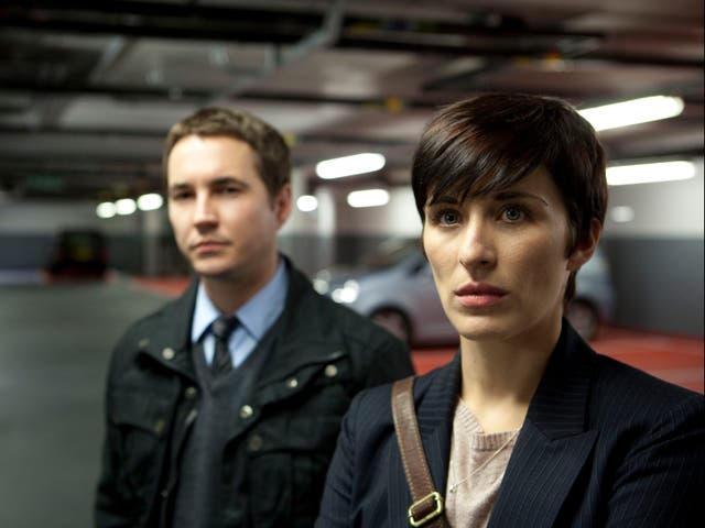 Detective Sergeant Steve Arnott (Martin Compston) and Detective Constable Kate Fleming (Vicky McClure)