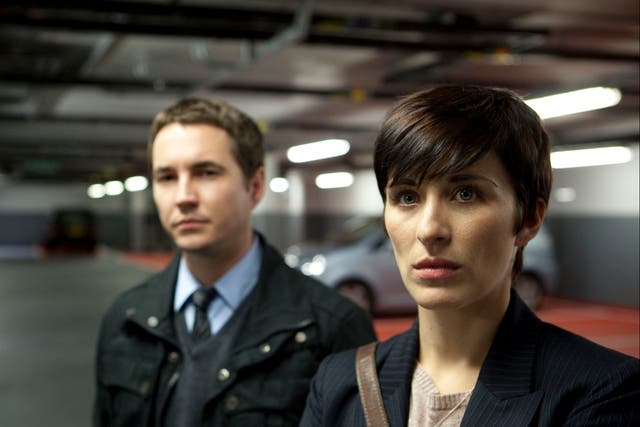 Detective Sergeant Steve Arnott (Martin Compston) and Detective Constable Kate Fleming (Vicky McClure)