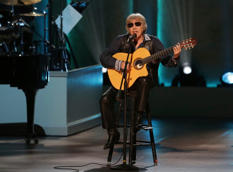<p>José Feliciano participa en el concierto del Premio Gershwin de la Biblioteca del Congreso el 13 de marzo de 2019 en Washington. Feliciano celebra el 50mo aniversario de su clásico "Feliz Navidad" con una nueva versión acompañado de Jason Mraz, Lin-Manuel Miranda, Shaggy y otros artistas. </p>
