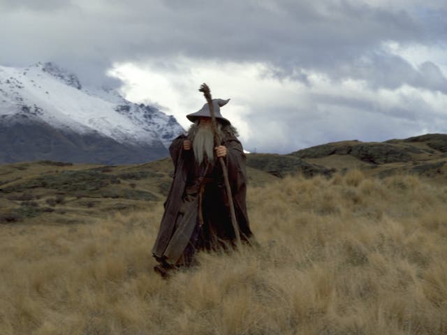 Gandalf (Ian McKellen) in The Lord of the Rings: The Fellowship of the Ring