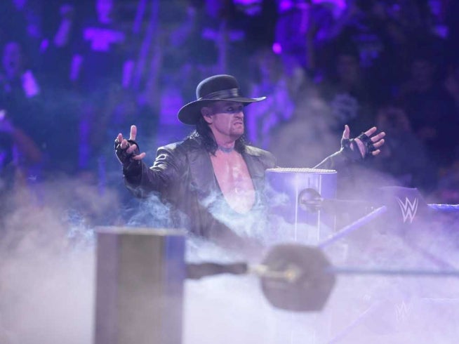 The Undertaker has joked he could delay his retirement in order to fight Piers Morgan