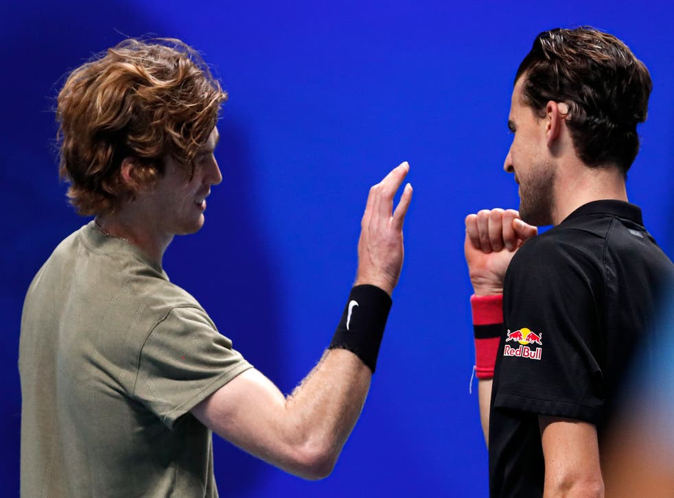 <p>Thiem tenía asegurado el primer lugar del grupo tras victorias previas ante Stefanos Tsitsipas y Rafael Nadal.</p>