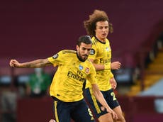 Ceballos denies training ground bust-up with Luiz 