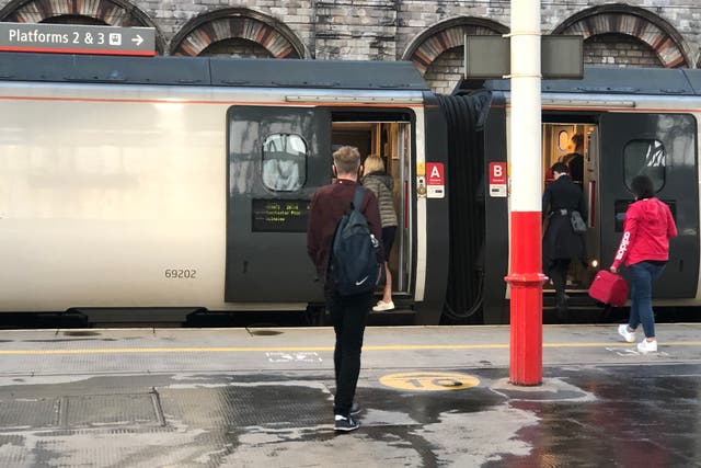Paying less: Passengers boarding an Avanti West Coast train at Crewe